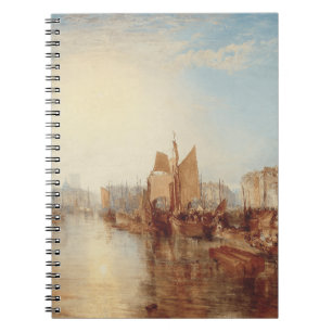 J.M.W. Turner: Hafen von Dieppe Romantic Fine Art Notizblock