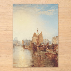 J.M.W. Turner: Hafen von Dieppe Romantische Kunst Acryleinladungen