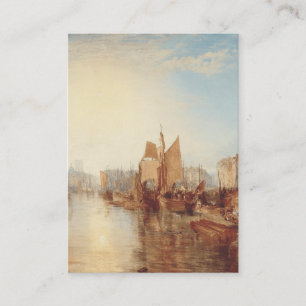 J.M.W. Turner: Hafen von Dieppe Romantische Kunst Begleitkarte