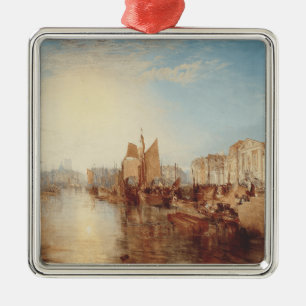 J.M.W. Turner: Hafen von Dieppe Romantische Kunst Ornament Aus Metall
