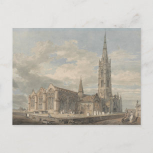 J. M. W. Turner - Nordost-Blick von Grantham Postkarte