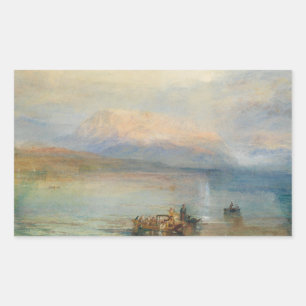 J. M. W. Turner - The Red Rigi Rechteckiger Aufkleber