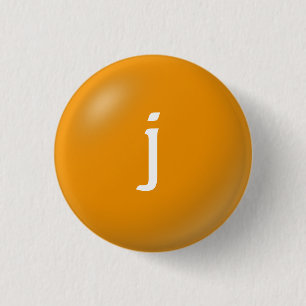 J Monogram Button