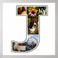J Monogram Erstellen Sie Ihre eigene 6 benutzerdef