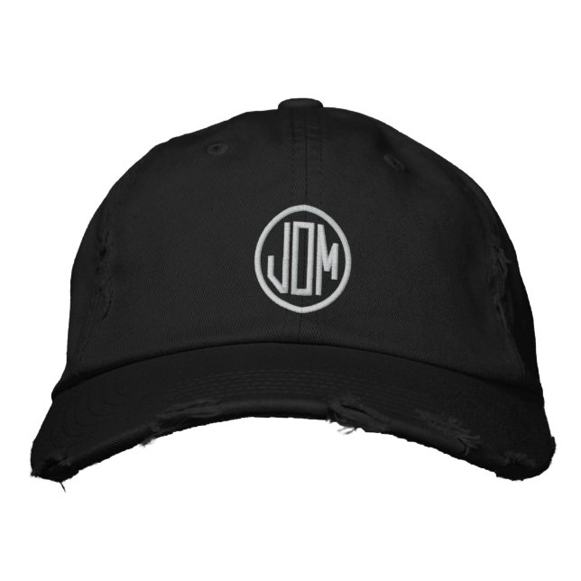 J.O.M. BESTICKTE KAPPE (Vorderseite)