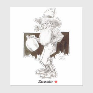 J P Bernard Moonshiner Custom-Cut Vinyl Stickers Aufkleber