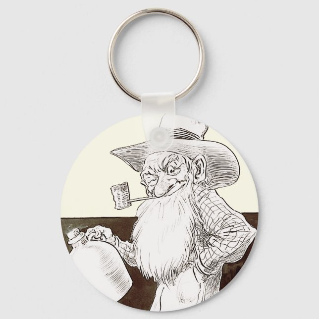 J P Bernard Moonshiner (Sepia) Schlüsselanhänger (Vorderseite)