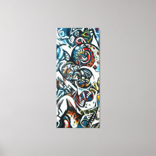 J. P. - GEBURT - c. 1941 - Abstrakter Expressionis Leinwanddruck