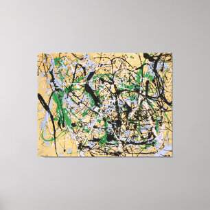 J. P. - Nr. 17 - 1949 - Aktionsgemälde - Leinwanddruck