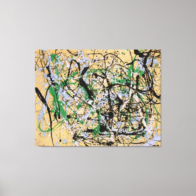 J. P. - Nr. 17 - 1949 - Aktionsgemälde - Leinwanddruck (Vorderseite)