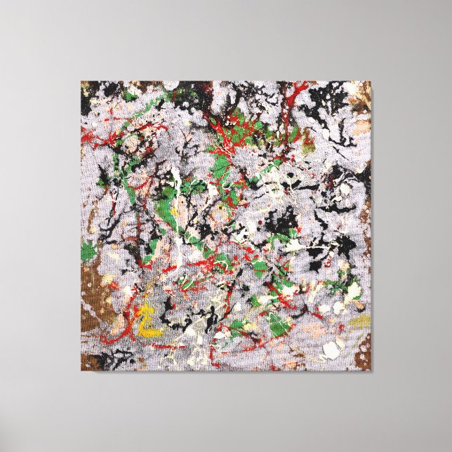 J. P. - Nr. 21 - 1950 - Aktionsgemälde - Leinwanddruck (Vorderseite)