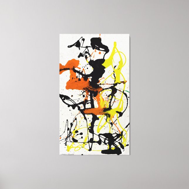 J. P. - Nr. 26 - 1949 - Aktionsgemälde - Leinwanddruck (Vorderseite)