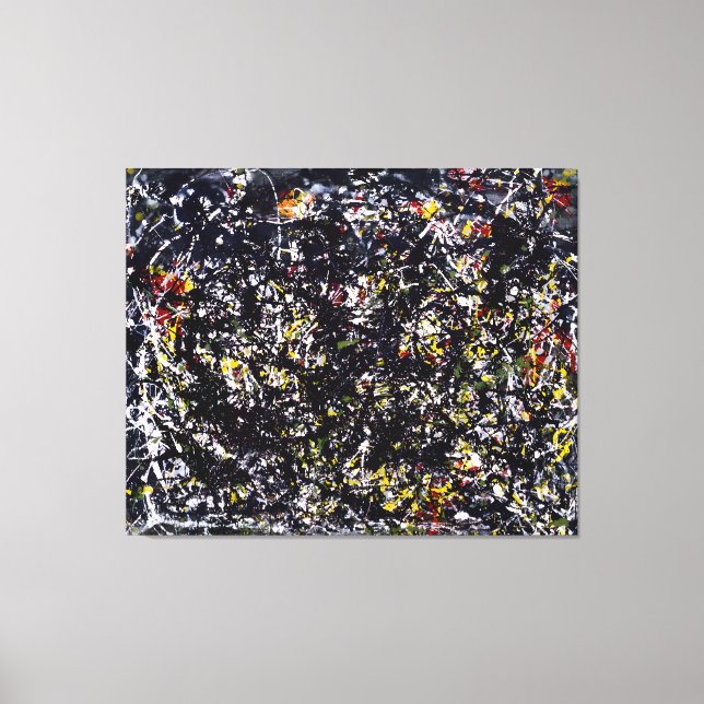 J. P. - Nr. 6 - 1949 - Action painting - Leinwanddruck (Vorderseite)