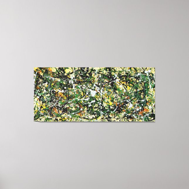 J. P. - Nr. 8 - 1949 - Action painting - Leinwanddruck (Vorderseite)