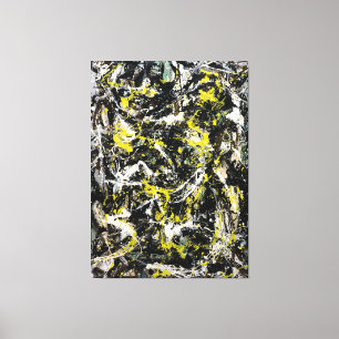 J. P. - NUMBER 5 - 1950 - Action painting - Leinwanddruck