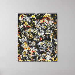 J. P. - Nummer 4 - 1951 - Aktionsgemälde - Leinwanddruck