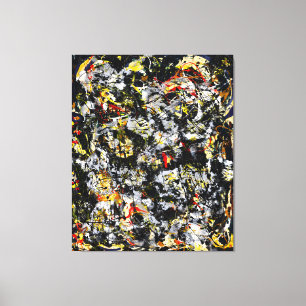 J. P. - Nummer 4 - 1951 - Aktionsgemälde - Leinwanddruck