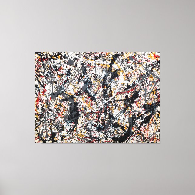 J. P. SILVER über SCHWARZ, WEISS, GELB & ROT 1948 Leinwanddruck (Vorderseite)