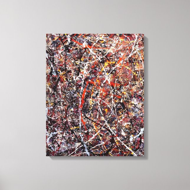 J. P. - UNTITLED - 1948 - Abstrakter Expressionism Leinwanddruck (Vorderseite)