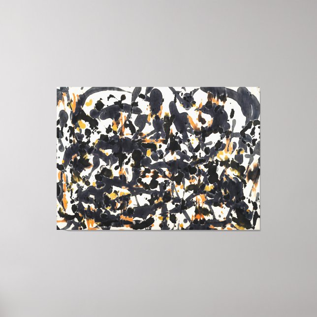 J. P. - UNTITLED - c. 1951 - Abstrakt - Leinwanddruck (Vorderseite)