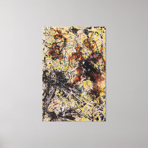 J. Pollock. - Nummer 12 - 1949 - Action Painting - Leinwanddruck