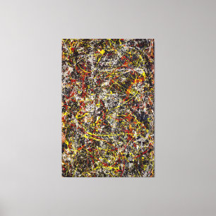 J. Pollock - Nummer 5 - 1948 - Action Painting - Leinwanddruck