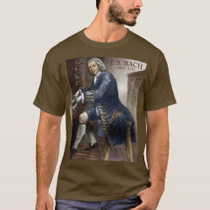 J. S. Bach 1685 - 1750 im Silbermann-Orgel T-Shirt