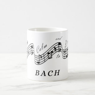 J Sebastian Bach Bester klassischer Musikkomponist Kaffeetasse