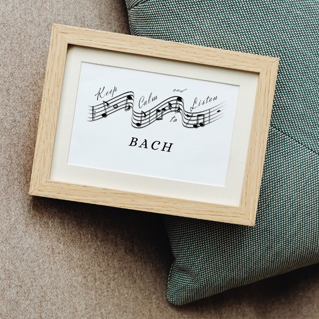 J Sebastian Bach Bester klassischer Musikkomponist Poster (Von Creator hochgeladen)
