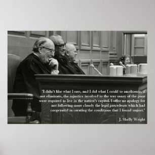 J. Skelly Wright Poster