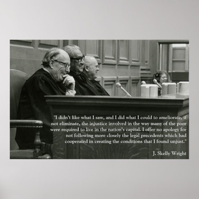 J. Skelly Wright Poster (Vorne)