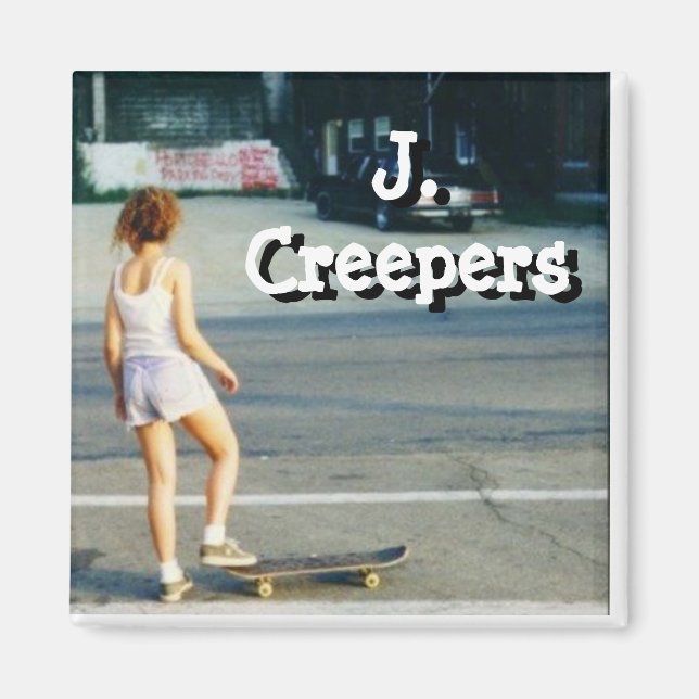 J. Stramplers Skategirl Magnet (Vorne)