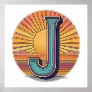 J Sunrise Splendor Poster