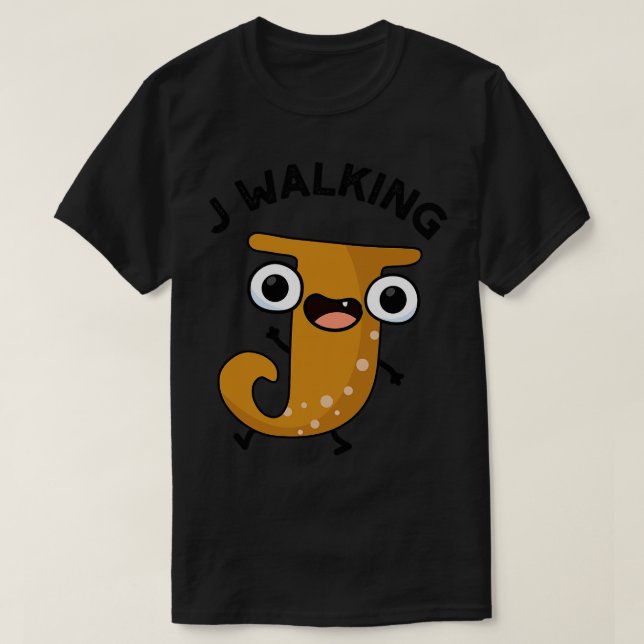J Walking Funny Alphabet Pub 1 T-Shirt (Design vorne)