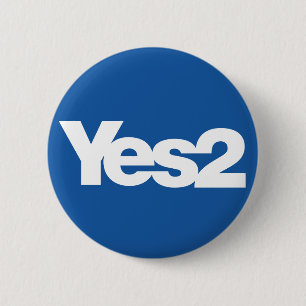 Ja 2 schottische Referendum-Schotten für Button