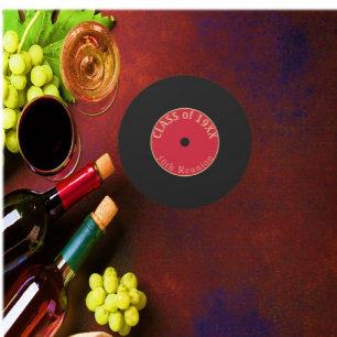 Ja, 50 Jahre! Klasse-Wiedersehen-Untersetzer Runder Pappuntersetzer