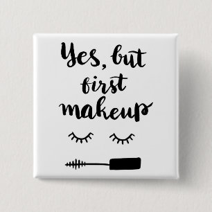 Ja aber erstes Make-up Button