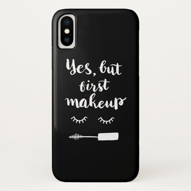 Ja aber erstes Make-up Case-Mate iPhone Hülle (Rückseite)