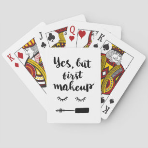 Ja aber erstes Make-up Spielkarten