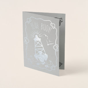 Ja alles Gute zum Geburtstag des Bojen-lustiges Folienkarte