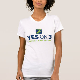 Ja auf 3! Der Frauen verurteilen Jersey-T - Shirt
