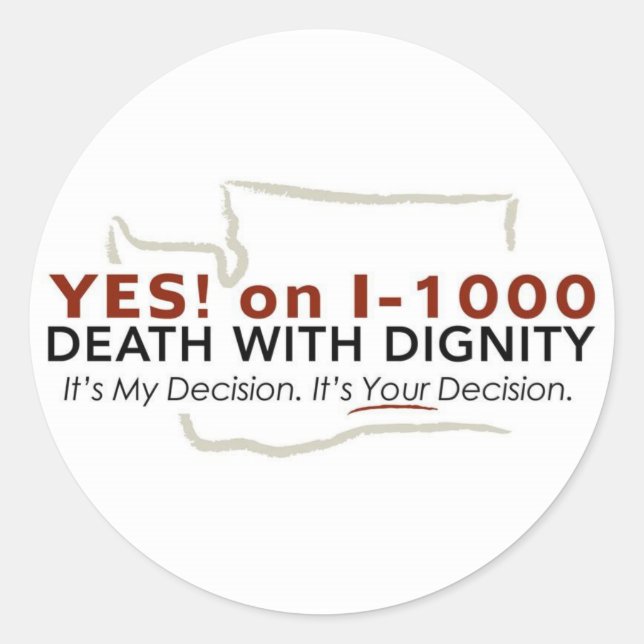 Ja! auf I-1000 Kleine Aufkleber (Vorderseite)