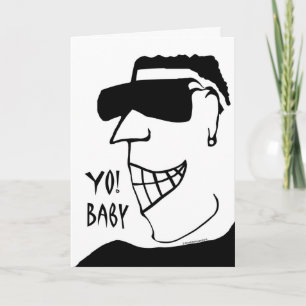 Ja! Baby, Geburtskarte für Freundin, Hunk Karte
