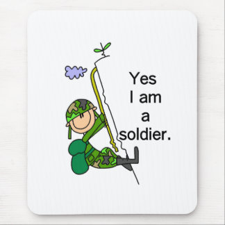 Ja bin ich ein Soldat Mousepad