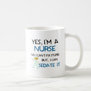 JA bin ich EINE KRANKENSCHWESTER - KANN DUMMES Tasse