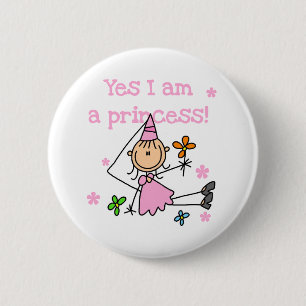 Ja bin ich eine Prinzessin Button