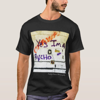 Ja bin ich - Graffitit-stück ein psychisches T-Shirt