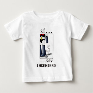 Ja bin ich Ingenieur Baby T-shirt