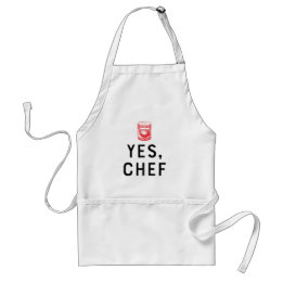 Ja, Chef Tomaten aus der Dose im Vintage-Stil Schürze