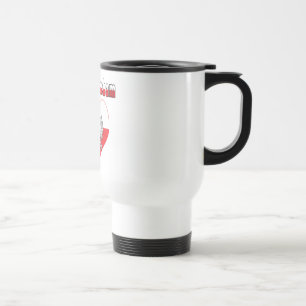 ja Cie kocham Eagle Heart Reisebecher